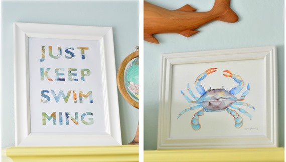 watercolor sea prints