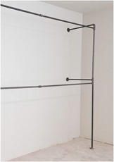 pipe garment rack