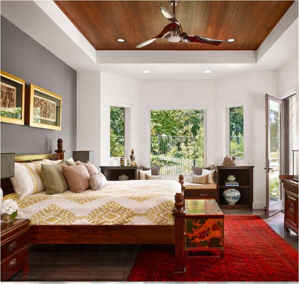 silver ceiling fan