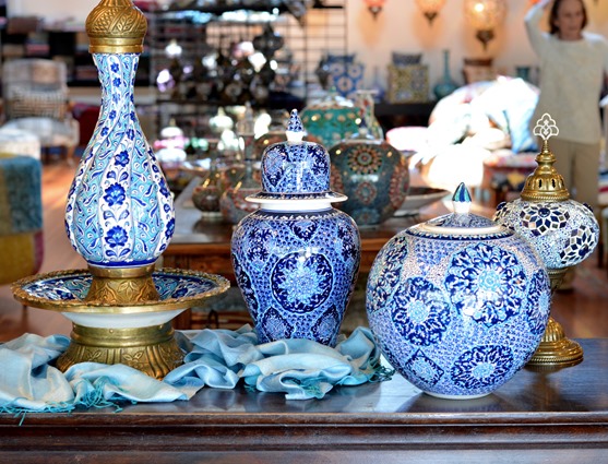 blue pottery