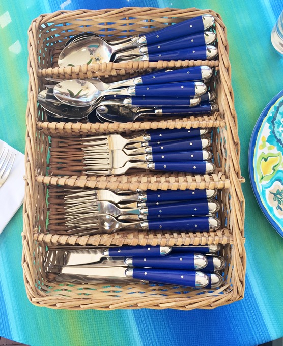 cobalt flatware