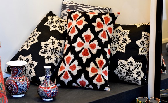 more ikat pillows