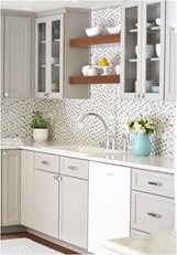 gray kitchen makeover