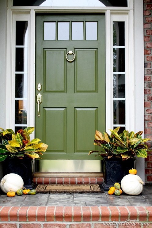 jungle green front door