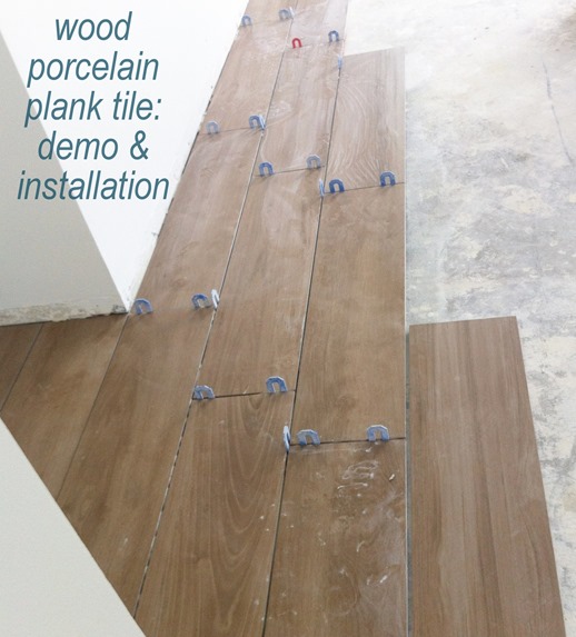Tile Flooring Demo Installation, Installing Tile Plank Flooring