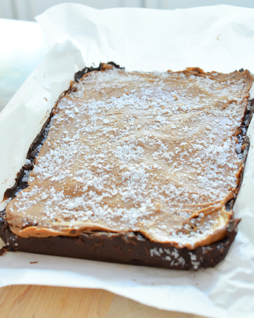 full sheet sea salt caramel fudge