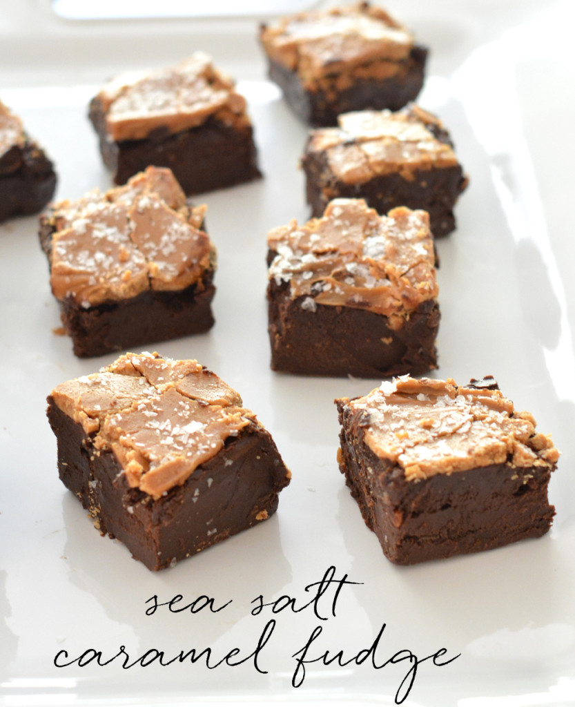 sea salt caramel fudge