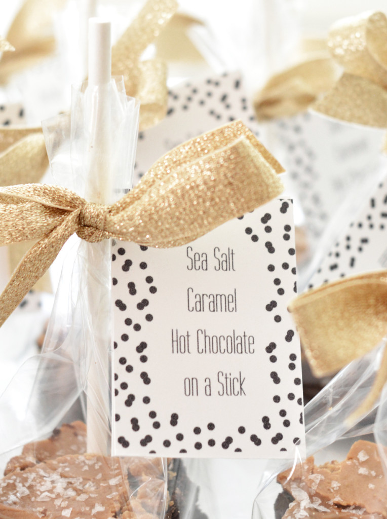 sea salt caramel label