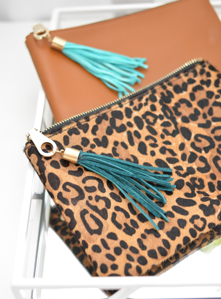 leather purse tassels