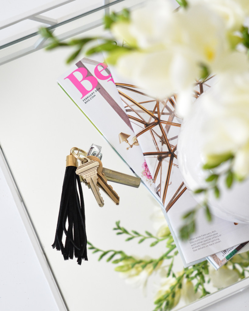 tassel key ring