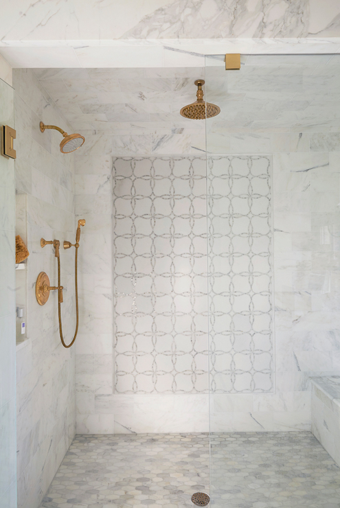 feature pattern shower tile