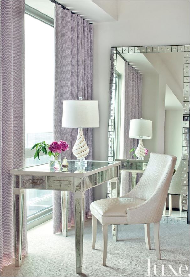 lavender window panels