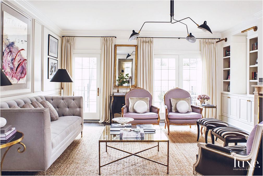 lilac velvet chairs