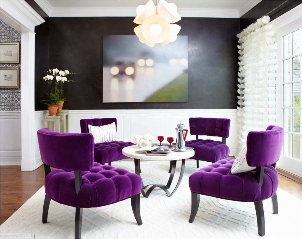 purple velvet dining chairs