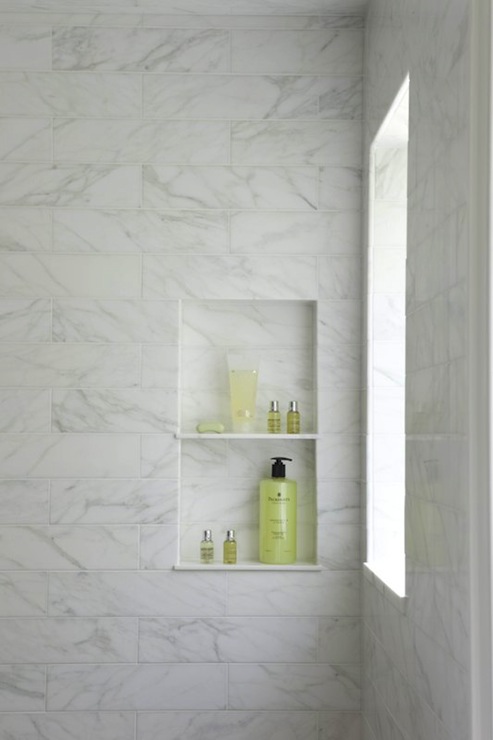 shower wall niche