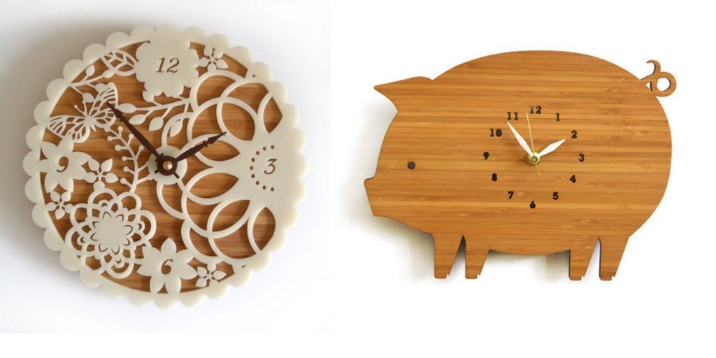 whimsical wall clocks