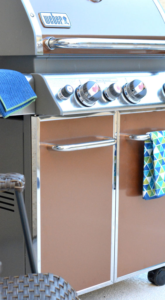 copper weber grill