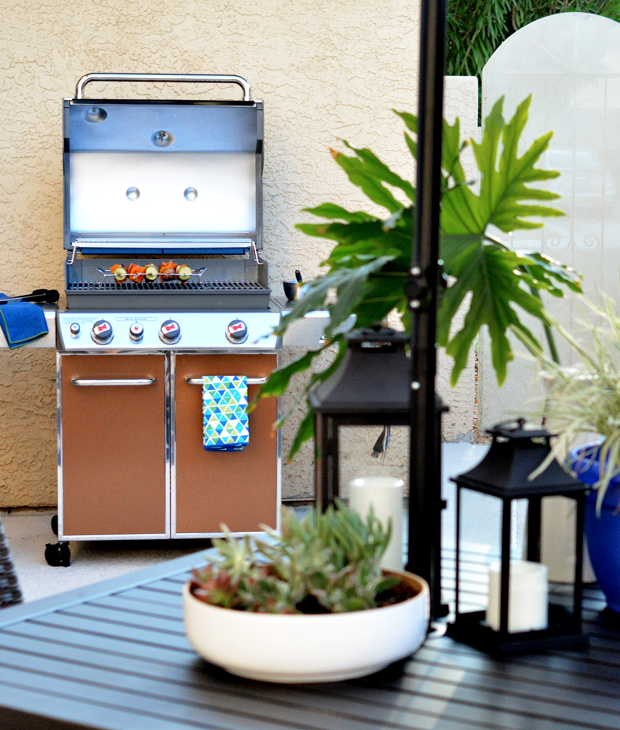 patio scene weber grill