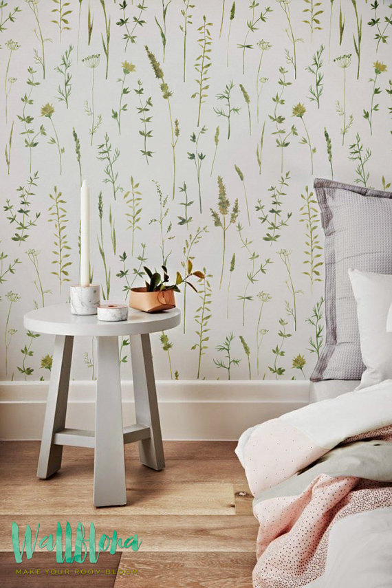 flowers grass wallpaper