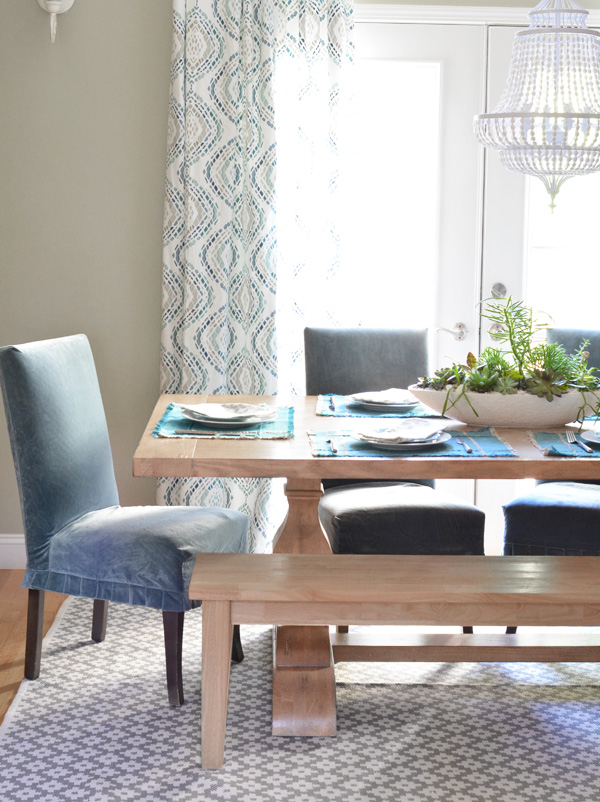 parsons chairs farmhouse table