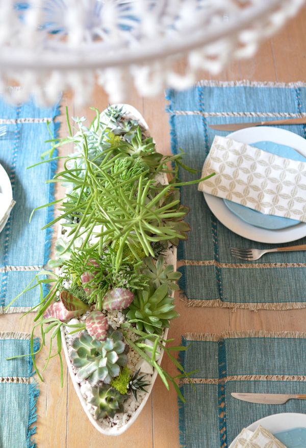 succulent centerpiece