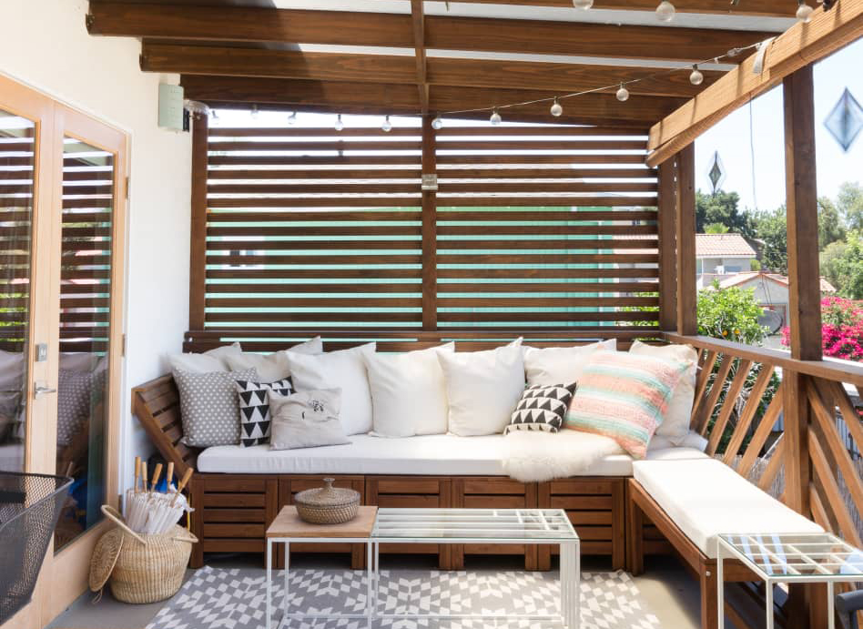 Porch + Patio Privacy Fence Ideas | Centsational Style