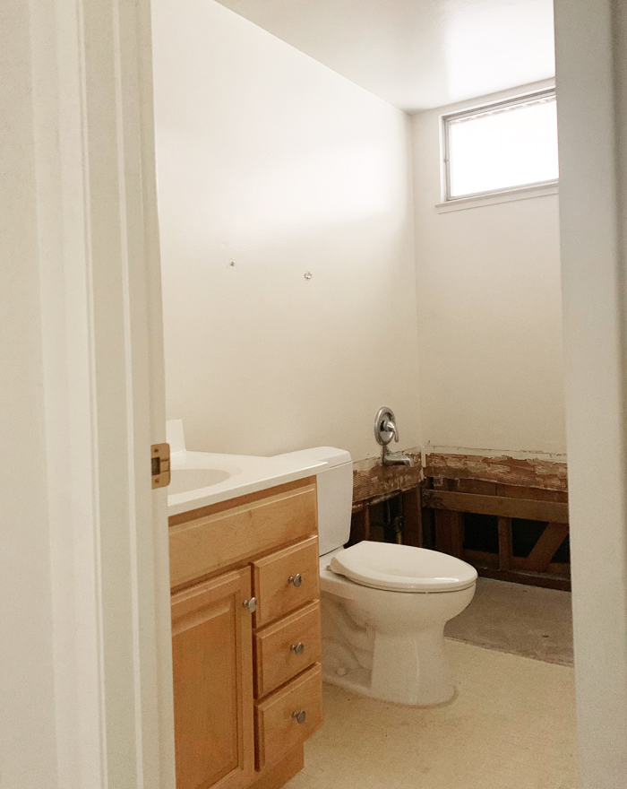 Hall Bathroom Plan + Small Space Bathroom Vanities