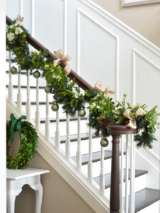Botanical Staircase Garlands | Centsational Style