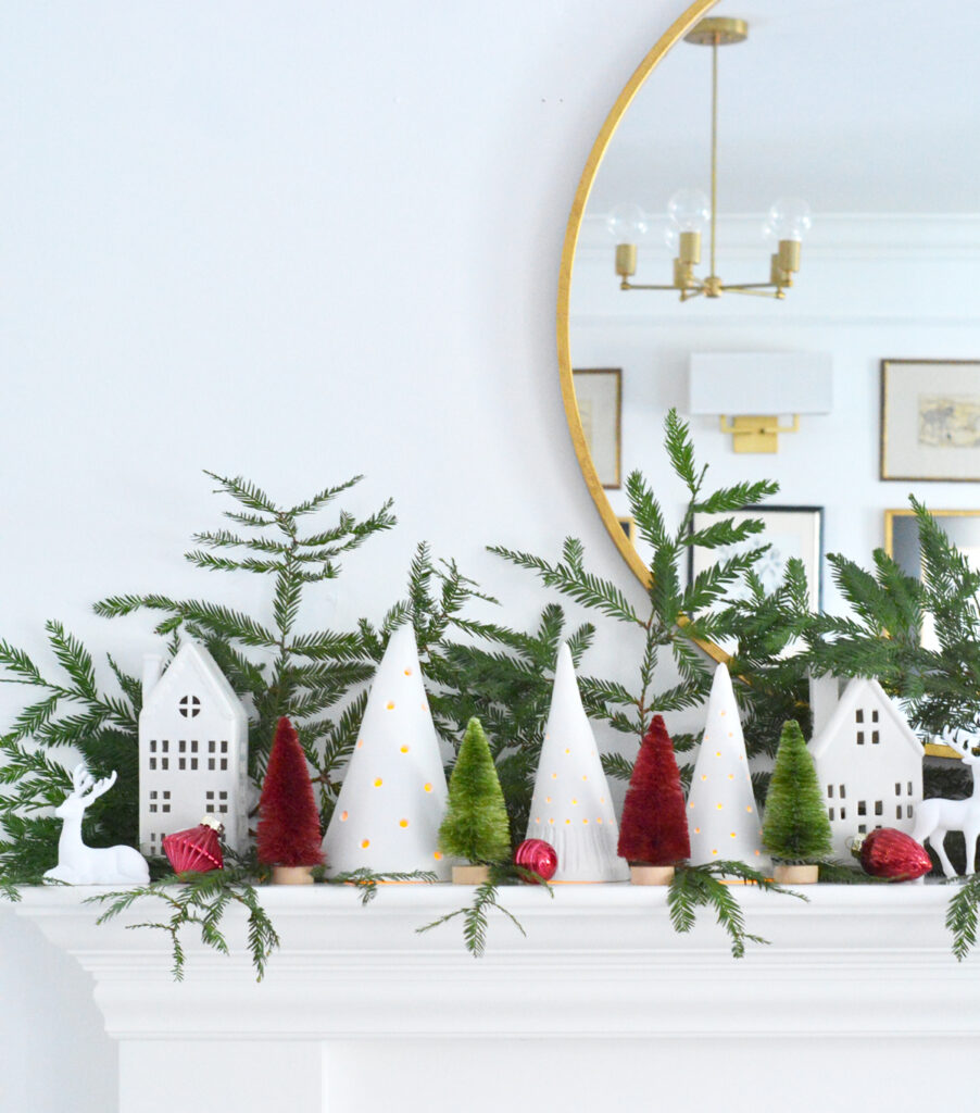 Clay Christmas Tree Luminaries | Centsational Style
